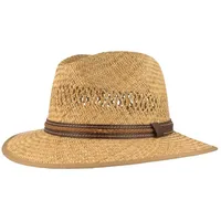 Breiter Strohhut beige 61