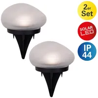 NÄVE LED Solarleuchte Guri, Tageslichtsensor, LED fest integriert, Warmweiß,