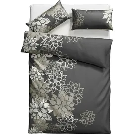 OTTO home Susan Blumen Grau 155 x 220 cm + 40 x 80 cm