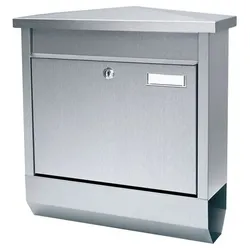 Edelstahl-Briefkasten Modell E