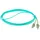 Act 10 meter LSZH Multimode 50/125 OM3 fiber patch cable duplex with LC connectors.