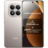 Xiaomi Redmi Note 15 Pro 4G Smartphone 8+256GB/12+512GB 6,77" 200MP 6500mAh
