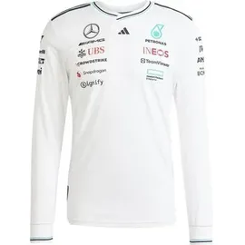 adidas Hemd Weiß/Schwarz L