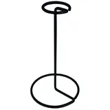 Epic Armoury Helmständer, Metall, Schwarz - Handgefertigt aus Baustahl - Ideal für Kostüme, LARP und Cosplay