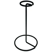 Epic Armoury Helmständer, Metall, Schwarz - Handgefertigt aus Baustahl - Ideal für Kostüme, LARP und Cosplay