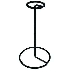 Epic Armoury Helmständer, Metall, Schwarz - Handgefertigt aus Baustahl - Ideal für Kostüme, LARP und Cosplay