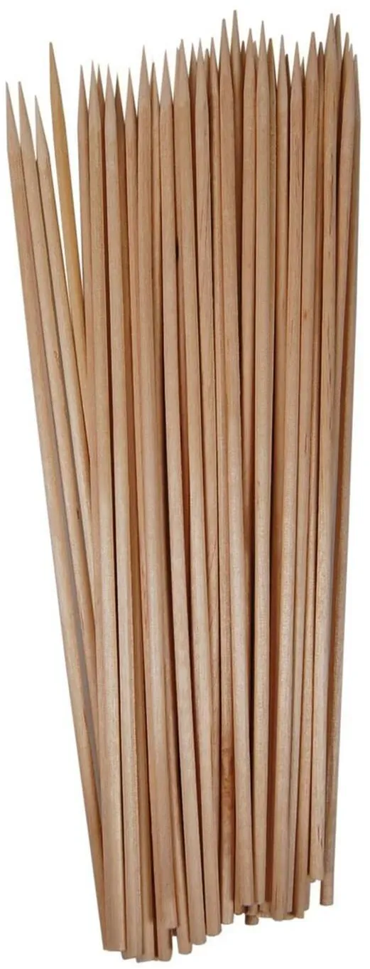 Schaschlikspieße aus Holz, O3mm, 20cm, 50 Stk.