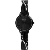 Excellanc Damenuhr mit Metallarmband - Schwarz/Schwarz