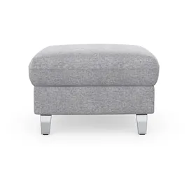 sit&more Stauraumhocker Grenoble 66 x 48 x 76 cm Silber
