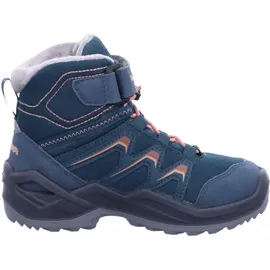 Lowa Maddox Warm GTX MID JR petrol/rose 33