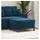 vidaXL Fußhocker Samt 70 x 55 x 41 cm Blau