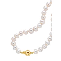 Firetti Perlenkette »Schmuck Geschenk Gold 585 Halsschmuck Halskette Perle«, 684636-0 gelbgoldfarben-weiß
