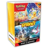 Pokémon Pokémon-Sammelkartenspiel: Boosterbundle Karmesin & Purpur – Stürmische Funken (6 Boosterpacks)