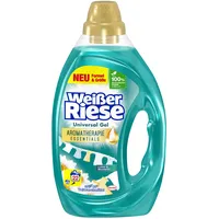 Weißer Riese Universal Gel Aromatherapie Essentials Lotus & Mandelöl (22 Waschladungen), Vollwaschmittel für hygienisch reine & strahlend saubere Wäsche, 100% recycelbar*