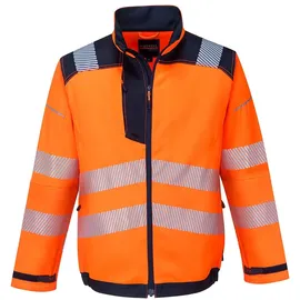 PORTWEST PW3 Warnschutzjacke, Größe: S, Farbe: Orange/Marine, T500ONRS