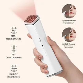 cool-i RF & EMS Gesichtspflegegerät mit Lichtanwendung – Kabelloses Hautpflegetool für ergänzende Straffung & Regeneration