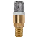 Fussventil mit Filter und Rückschlagventil, Ansaugset für Hauswasserwerk, Jetpumpe, Gartenpumpe, Dieselpumpe, Heizölpumpe, 1 Zoll, mit 25 mm Sch...
