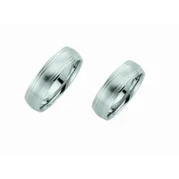 Adelia ́s Partnerring Damen Edelstahl Freundschaftsring, Edelstahlschmuck für Damen silberfarben 52