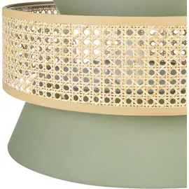 Beliani Beliani, Hängelampe grün / natürlich LUYANO