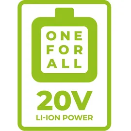 Ikra mogatec Akku Axial-Laubbläser ICB 20 inkl. 2 x 2,0 Ah + Schnellladegerät