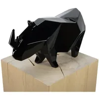 KUNSTLOFT Skulptur, Schwarz, Stein, 40x20x14 cm, Dekoration, Skulpturen &