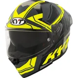 KYT R2R Octane Helm, gelb, Größe 2XL für Männer