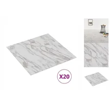 vidaXL Pvc-fliesen Selbstklebend 20 Stk. 1,86 M2 Weißer Marmor Vidaxl