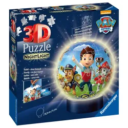Ravensburger Puzzle - 3D Puzzle-Ball - Nachtlicht Paw Patrol