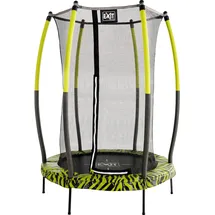 EXIT TOYS Tiggy junior Trampolin 140 cm inkl. Sicherheitsnetz schwarz/grün
