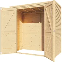 BERTILO Gerätehaus Box 1 - 18 mm naturbelassen Box