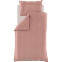 Träumeland Babybettwäsche "Bio-Baumwolle", rosa, B/L: 100cm x 135cm, 1 Stk., 1 Stk., Musselin, B/L: 60cm x 40cm, 2 Stk., Musselin, Obermaterial: 100% Baumwolle, Bettwäsche, GOTS zertifiziert - aus Bio-Baumwolle