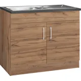 KOCHSTATION Spülenschrank »KS-Colmar«, 100 cm, mit Metallgriff,