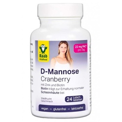 Raab D-Mannose Cranberry Lutschtabletten (24St)