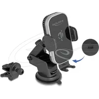 DeLock Wireless Car Charger Smartphone Halterung mit Ladefunktion und
