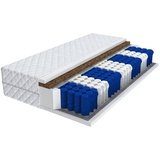 Fdm Matratze vida 7 Zonen 180x200 H3 Premium Taschenfederkern federkern kokos 17cm