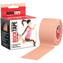 Kinesiologisches Tape RockTape (5cm x 5m) für Sportler - Beige 5 CM