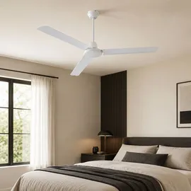 GLOBO Ferro 142 cm Deckenventilator metall weiß