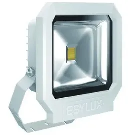 ESYLUX Außenwandleuchte Aluminium schwenkbar 50 W inkl. Bewegungsmelder weiß
