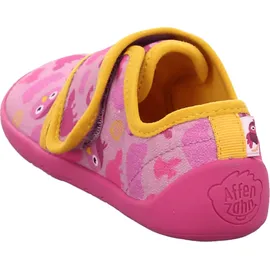 Affenzahn Hausschuh Baumwolle Movy pink kombi - rosa, 28 EU
