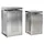 Proregal Mülltonnenbox 115 x 67,5 x 62,5 cm silber