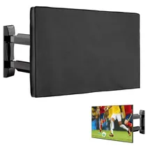 kwmobile 43" TV Outdoor TV Abdeckung - Fernseher Hülle Bildschirmschutz - Schutzhülle wetterfest - Schwarz