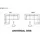 WFL GROUP Ecksofa Nora L-Form 3-Sitzer Universell, Samt, dunkelgrün 223/73/223 cm