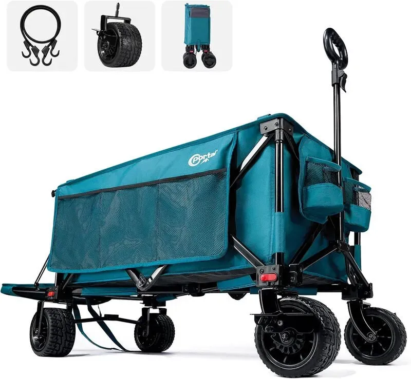 Portal 21813 Klappwagen 300 L 132 kg Tragkraft 105 x 54 x 63 cm 1er-Pack
