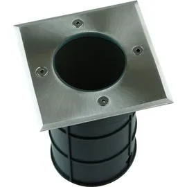 GTV Lighting Bodeneinbaustrahler Metall GU10 IP67 50 W grau