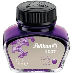 Pelikan Tinte 4001 im Glas, violett, Inhalt: 30 ml