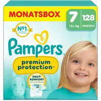 Pampers Premium Protection Gr. 7 (15+ kg) 128 St.