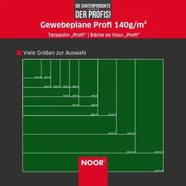 Noor Abdeckplane Profi 400 x 800 cm Grün