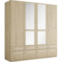 Priess Wäscheschrank Barcelona 185 x 193 x 54 cm Braun/Beige