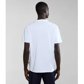 Napapijri T-Shirt S-aylmer - Weiß,Dunkelblau,Dunkelrot - XXL