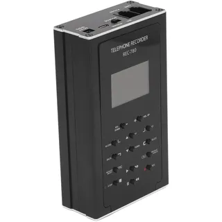 Walfront Festnetztelefon-Aufzeichnungsgerät Automatisches manuelles 32-GB-Speicher Telefonaufzeichnung Multifunktionale Unterstützung Analoges VoIP-Digitaltelefon 100-240 V USB-Speicherstick